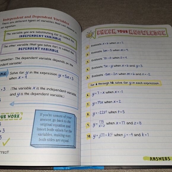 Math study guide - Picture 7 of 7